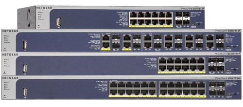 �����������: ������������ ���������� ����������� 2-�� ������ NETGEAR ProSafe � ���������� PoE+: GSM7212P � GSM7224P.